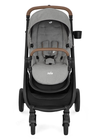 TRIO VERSATRAX-E: CARRINHO, BBC E MOISÉS CINZA PEBBLE - JOIE