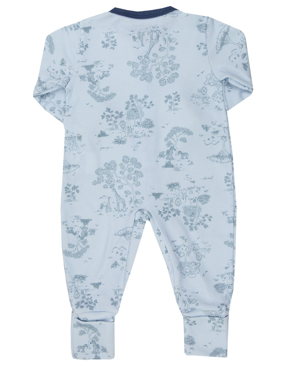 Macacão Toile De Jouy Azul - Grow Up
