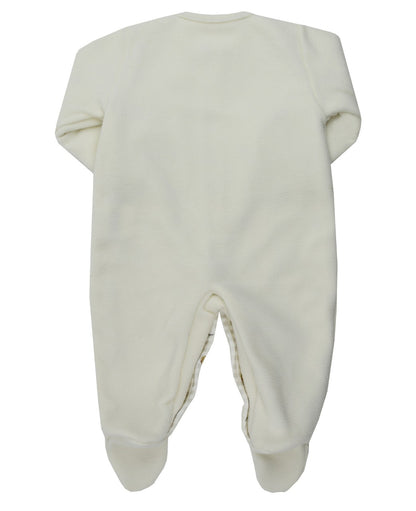 Macacão Forrado Bear Hug Creme - Grow Up