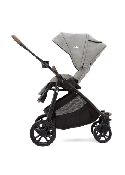 TRIO VERSATRAX-E: CARRINHO, BBC E MOISÉS CINZA PEBBLE - JOIE
