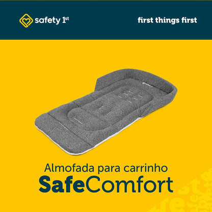 ALMOFADA PARA CARRINHO SAFECOMFORT DUPLA FACE CINZA - SAFETY 1st