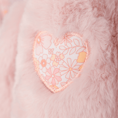 Boneca Ângela Plush Manu Coelha Rosa 33cm - Metoo