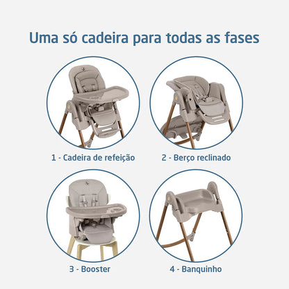 Cadeira De Refeição Minla Plus Max Eleg Beige - Maxi Cosi