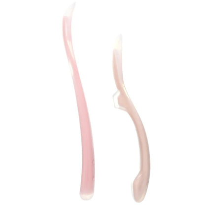 Kit 2 Colheres Em Silicone Fases 1 E 2 Rosa - Buba