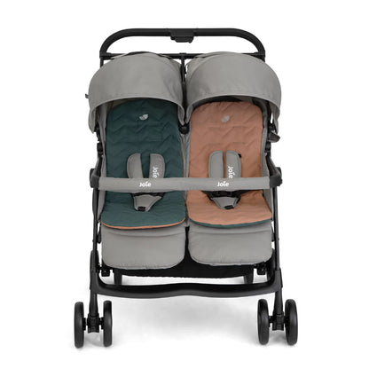 Carrinho Gêmeos Aire Twin Cinza Pebble Scd - Joie