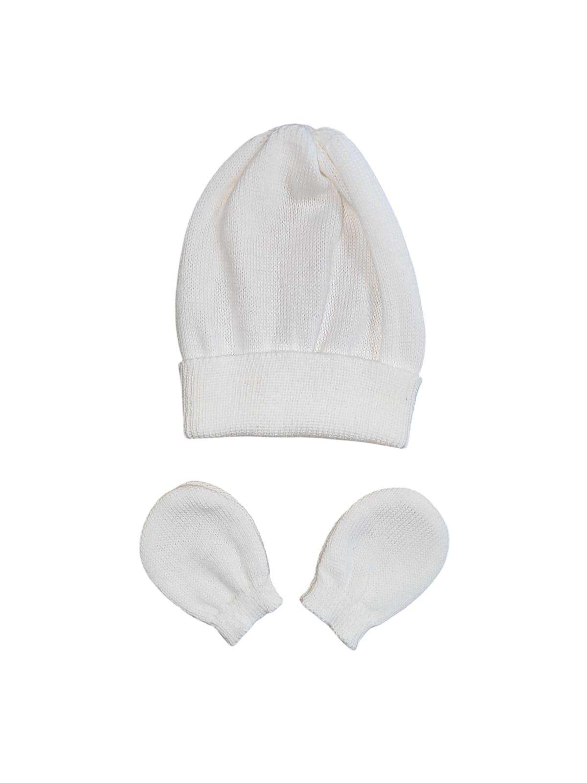 Kit toureiro e Manta Tricot Bebê Branco Unissex - Mini Lady Mini Lord