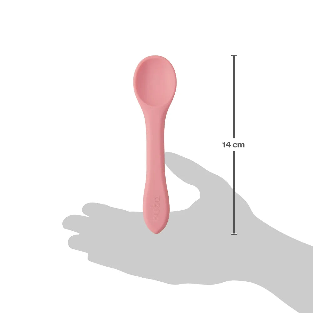 Colher Em Silicone Rosa - Buba