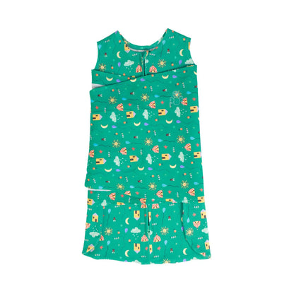 SACO DE DORMIR SWADDLE EM ALGODÃO EGÍPCIO CIRCO - CASULO DE ANJO