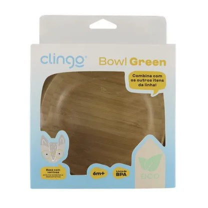 TIGELA DE BAMBU COM VENTOSA - CLINGO
