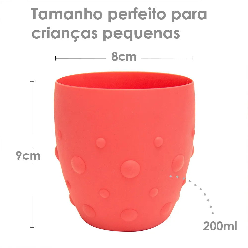 Copo Treinamento 200ml Leão Marcus - Marcus E Marcus