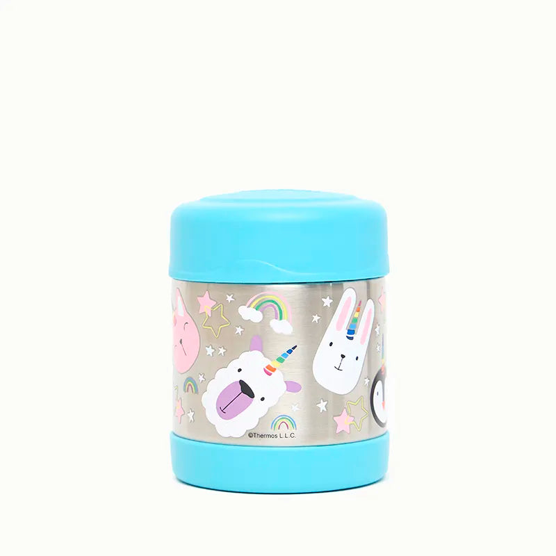 Pote Térmico Infantil 290ml Unicórnios (azul) - Thermos