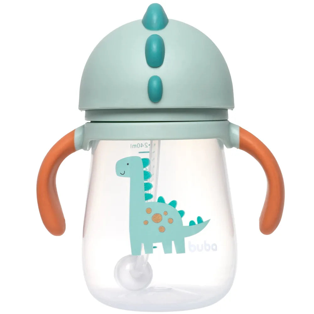 Copo C/ Dispositivo Canudo Magic Dino - Buba