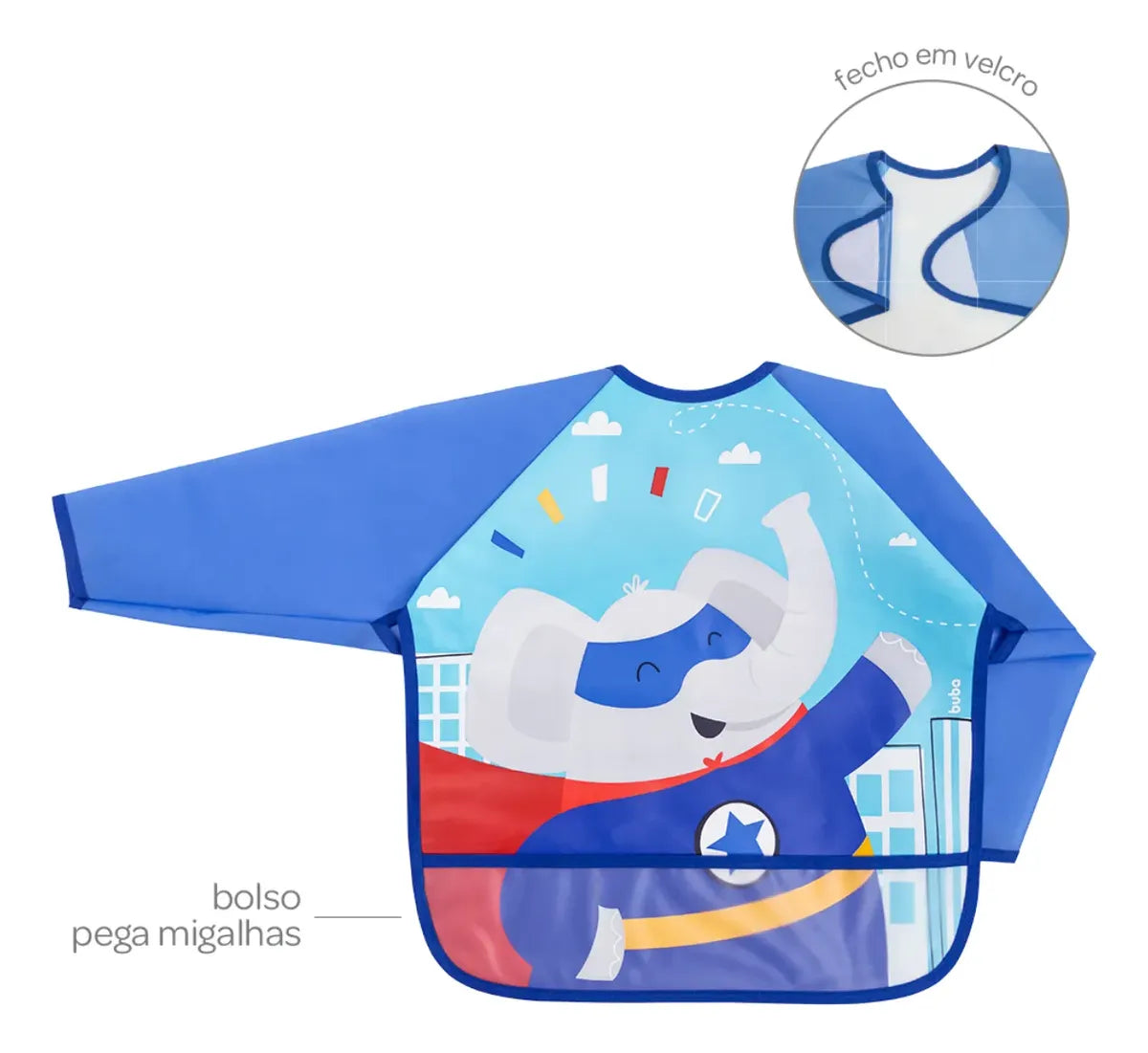 Avental Com Mangas Superhero - Buba