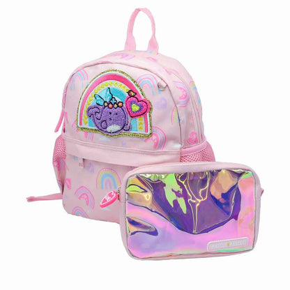 Mochila Escolar 2 Em 1 - Marcus E Marcus  - Rosa