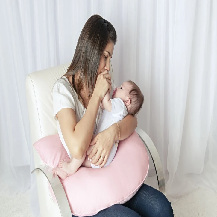 Almofada de Amamentação Basic Rosa- Batistela Baby