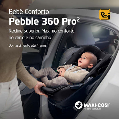 BBC PEBBLE 360 PRO² COM BASE ESSE BLACK- MAXI COSI