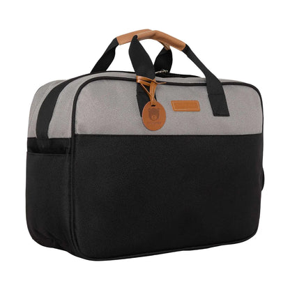 Bolsa Grande Abraço Cinza C/ Preto - Pirulitando