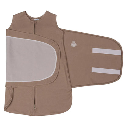 SACO DE DORMIR SWADDLE EM ALGODÃO EGÍPCIO NUDE - CASULO DE ANJO