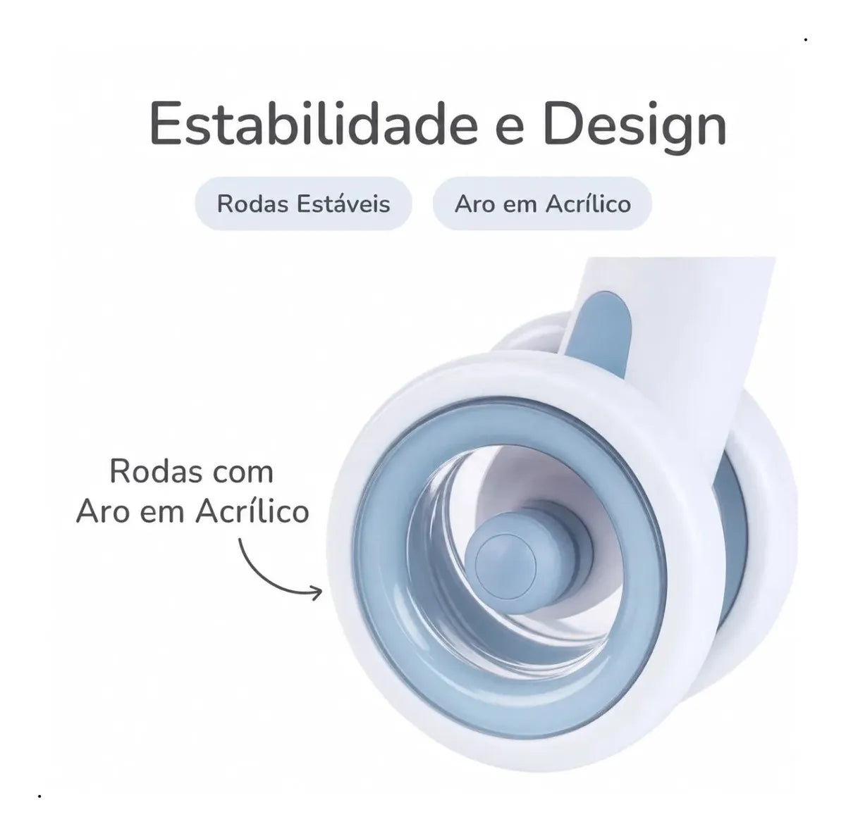 Bicicleta De Equilíbrio Com Luz Azul- Buba