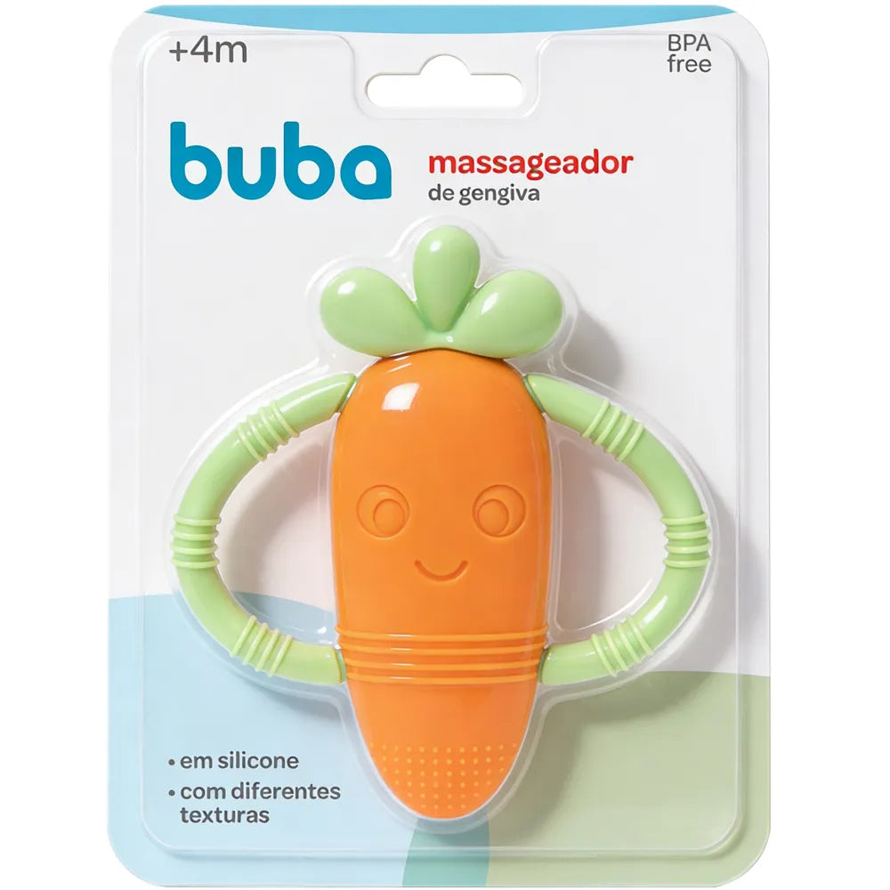 Massageador De Gengiva Cenoura - Buba
