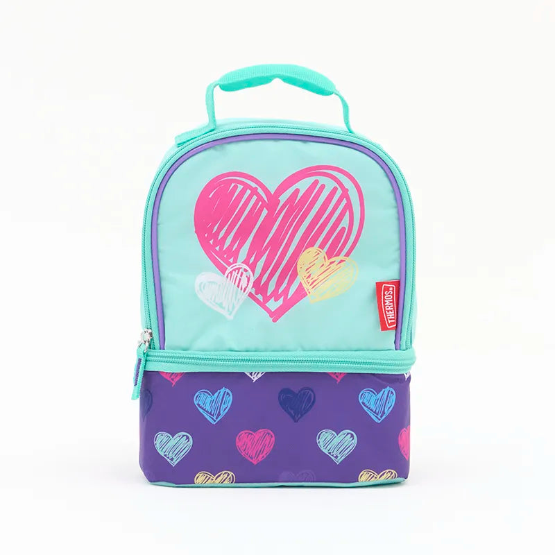 Bolsa Térmica Infantil Corações Coloridos - Thermos
