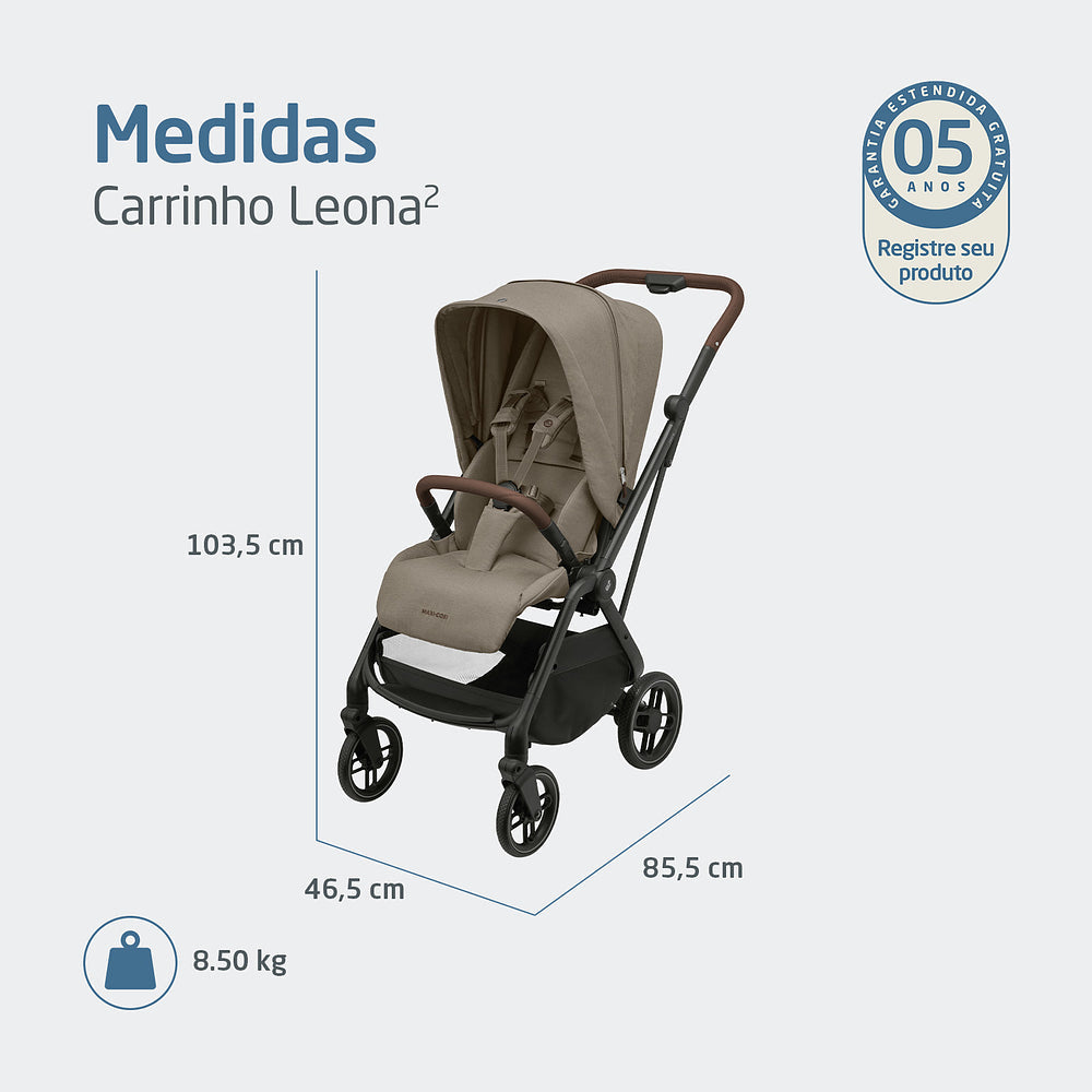 Carrinho Leona² Twillic Truff - Maxi-Cosi