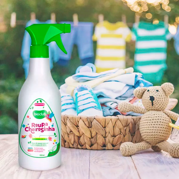 Água De Passar Perfumada - Cheiro De Bebe 500ml - Bioclub