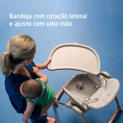 Cadeira De Refeição Minla Plus Max Eleg Beige - Maxi Cosi