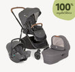 Trio Versatrax Cycle Shell Gray: Carrinho, Bbc E Moisés - Joie