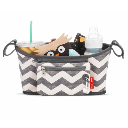 Organizador Para Carrinho De Bebê Chevron Creme E Cinza - Skip Hop