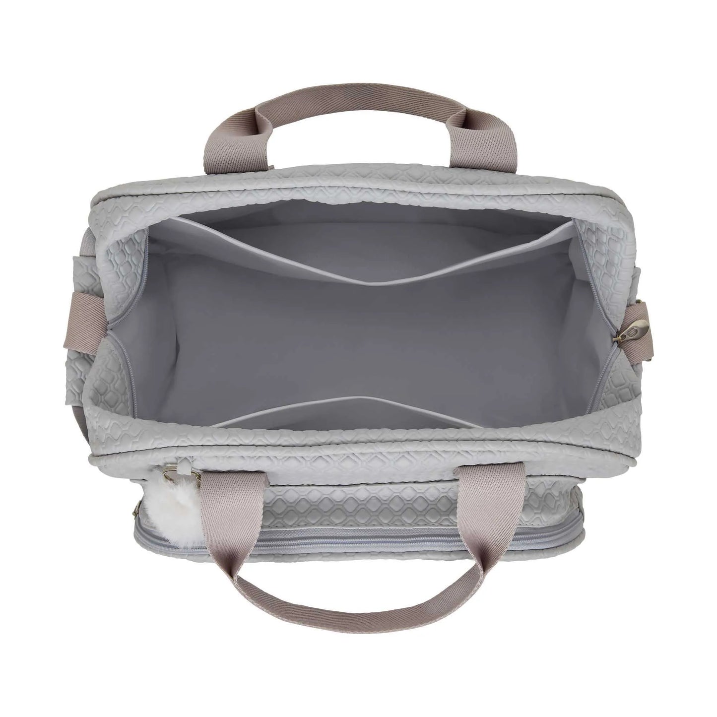 Bolsa Grande Leveza Cinza - Pirulitando