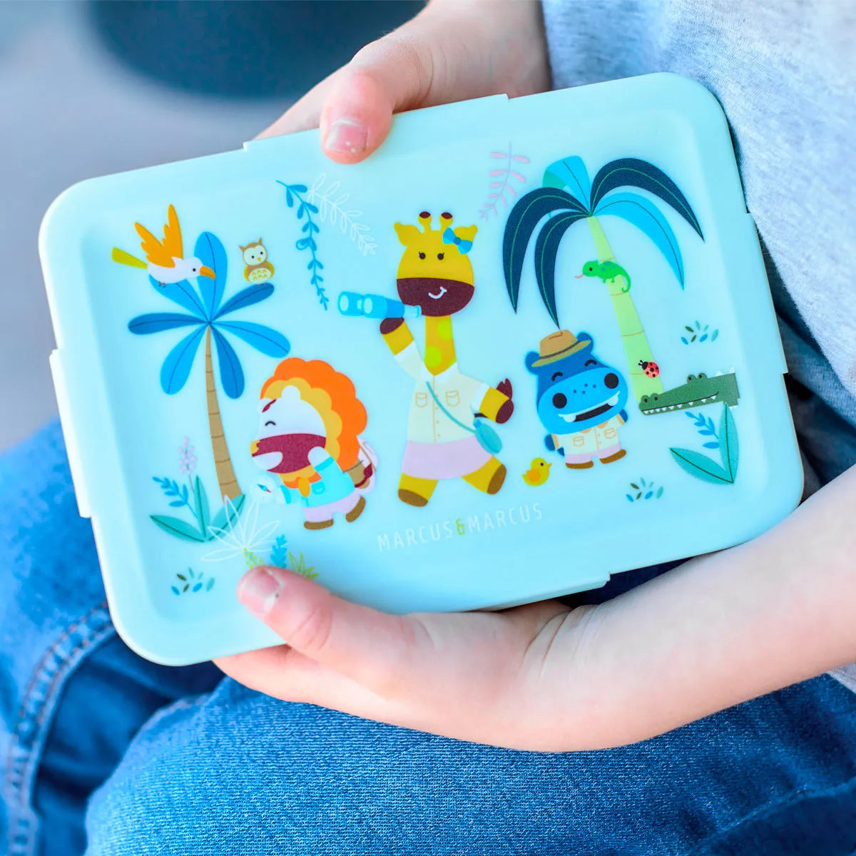 Box De Refeição Com Duas Divisórias Verde - Marcus E Marcus