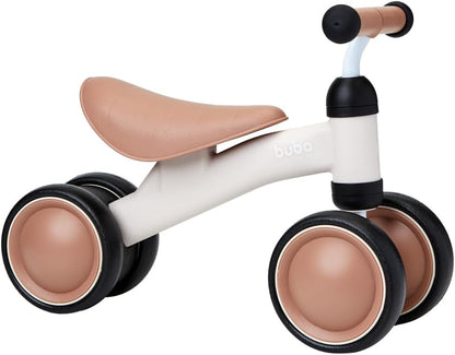 Bicicleta De Equilíbrio 4 Rodas Bege - Buba