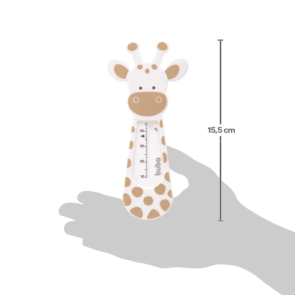 Termometro De Banho Girafinha Bege - Buba