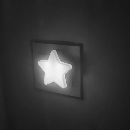 Luz Noturna LED Com Sensor Estrela - Buba