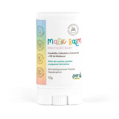 Magic Balm Multiuso Baby - Bálsamo para alívio de picadas e coceiras - Verdi Natural