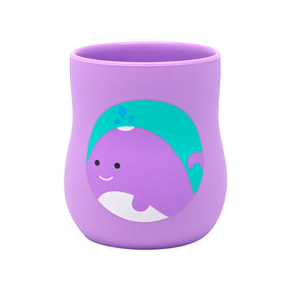 Copo Anatômico em Silicone 120ml Baleia Willo - Marcus e Marcus