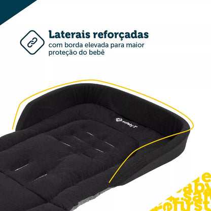 ALMOFADA PARA CARRINHO SAFECOMFORT DUPLA FACE PRETA - SAFETY 1st
