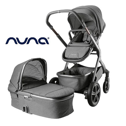 Carrinho e Moisés Demi Grow Cinza Threade - Nuna