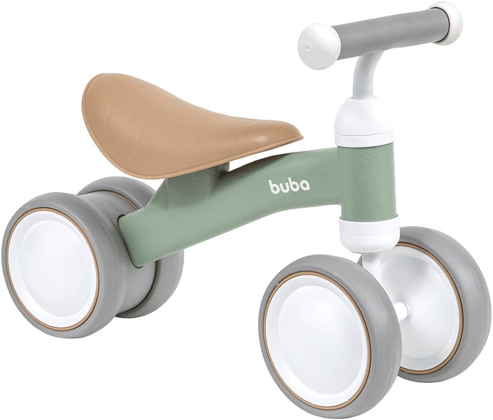 Bicicleta De Equilíbrio 4 Rodas Verde - Buba