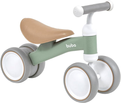 Bicicleta De Equilíbrio 4 Rodas Verde - Buba