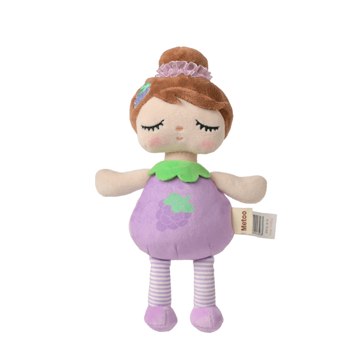 Boneca Mini  Com Caixa Ângela Frutas Uvinha 20cm - Metoo