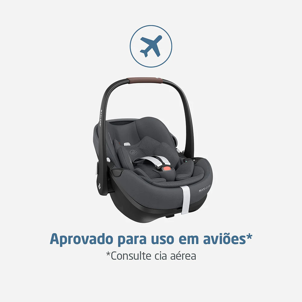 Bebê Conforto Pebble Pro Com Base Familyfix 360 Pro² Graphite - Maxi Cosi