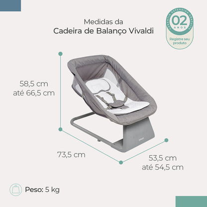 Cadeira de Balanço Automático Vivaldi - Infanti