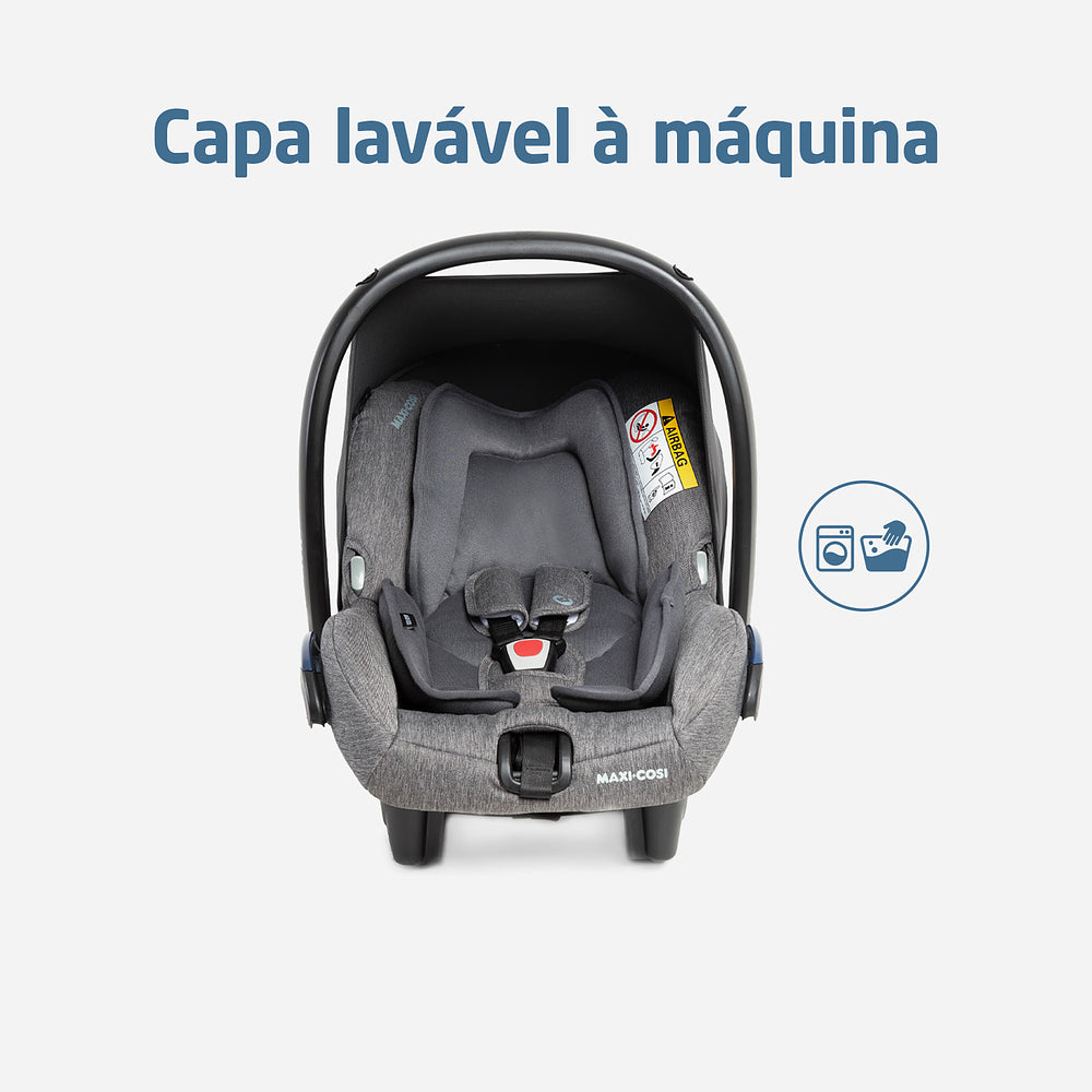 Bebê Conforto Citi² Cinza com Base - Maxi-Cosi