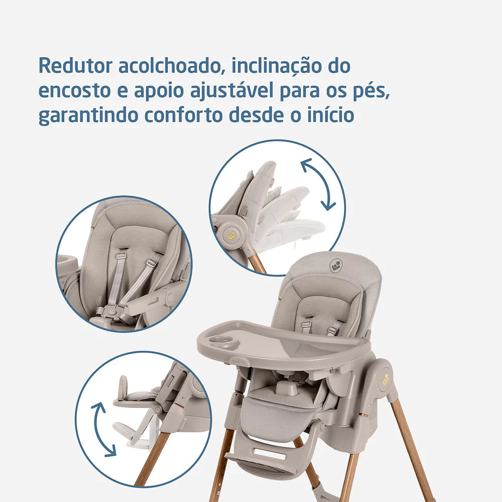 Cadeira De Refeição Minla Plus Max Eleg Beige - Maxi Cosi