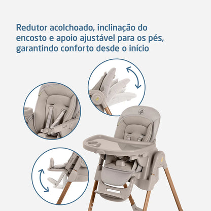 Cadeira De Refeição Minla Plus Max Eleg Beige - Maxi Cosi