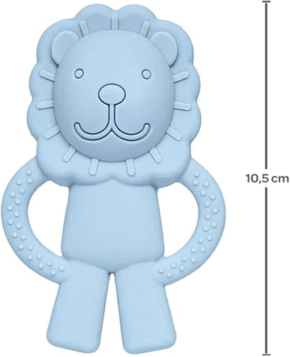 Mordedor em Silicone Leãozinho Azul - Buba