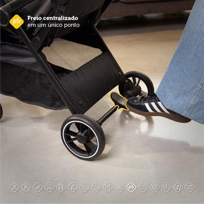 Carrinho Pact Pro Travel System Chumbo Shale - Joie