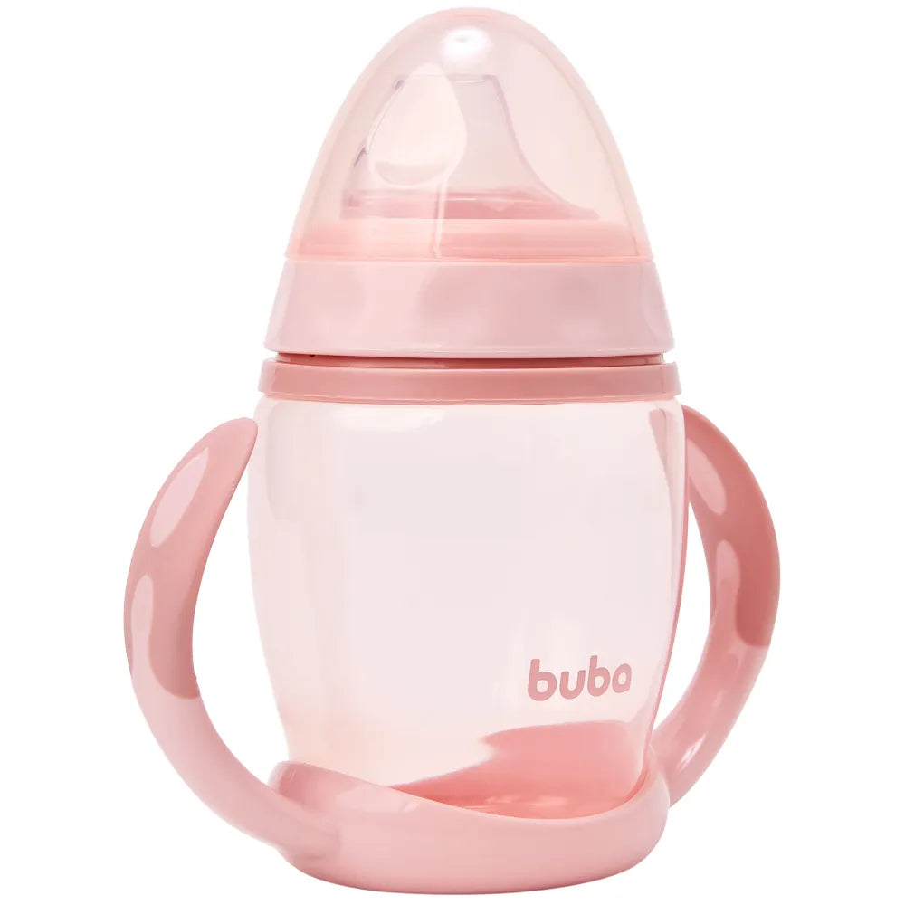 Copo De Treinamento Com Alca Removivel Rosa - Buba